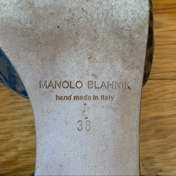 Manolo Blahnik leopard flats - Picture 3 of 7